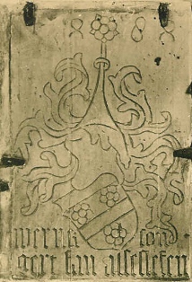 Gardelegen Nicolaikirche Wappenstein Werner II vA