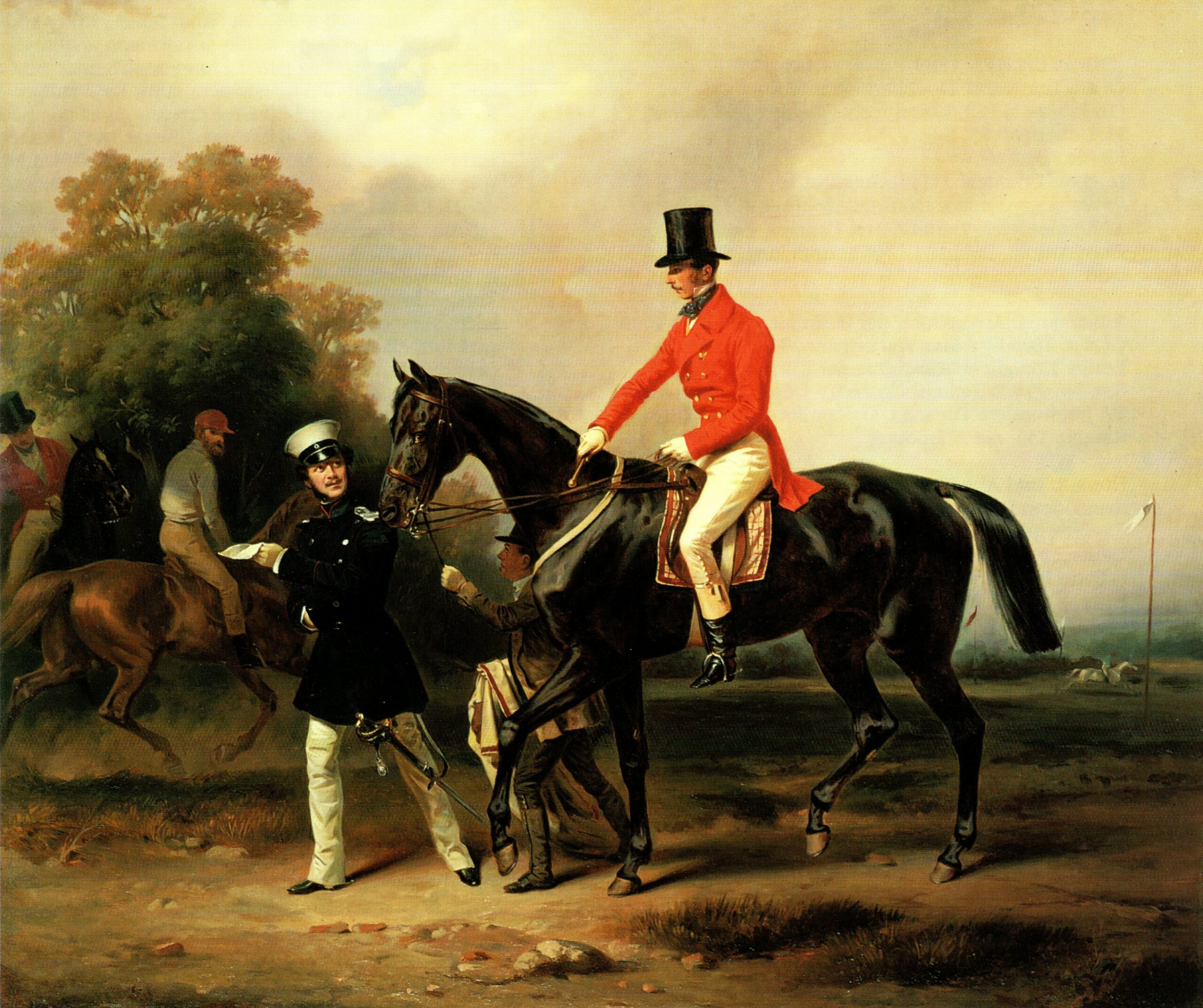 Gustav Hermann, Gemälde von Franz Krüger Gustav Hermann, Gemälde von Franz Krüger