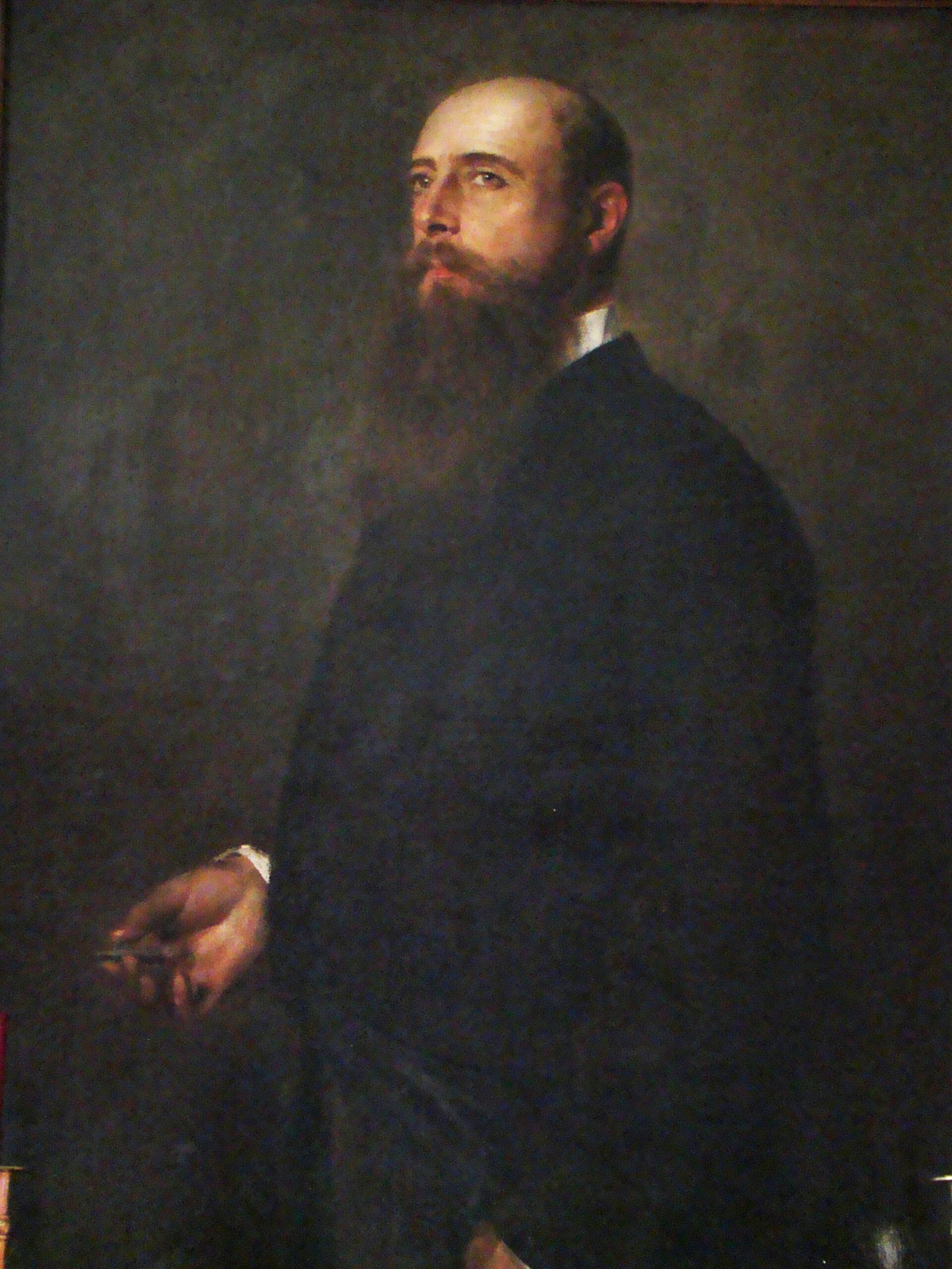 Werner vA Neugattersleben Gemälde von Franz von Lenbach 1887