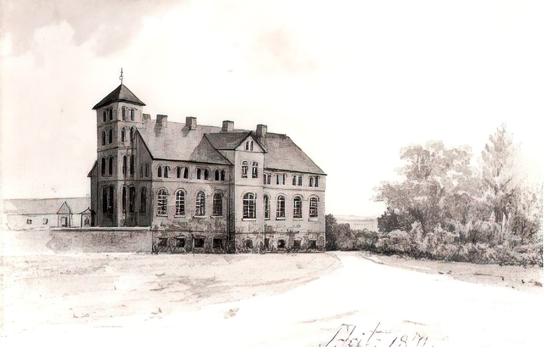 Gutshaus Polvitz 1871 - erbaut um 1860