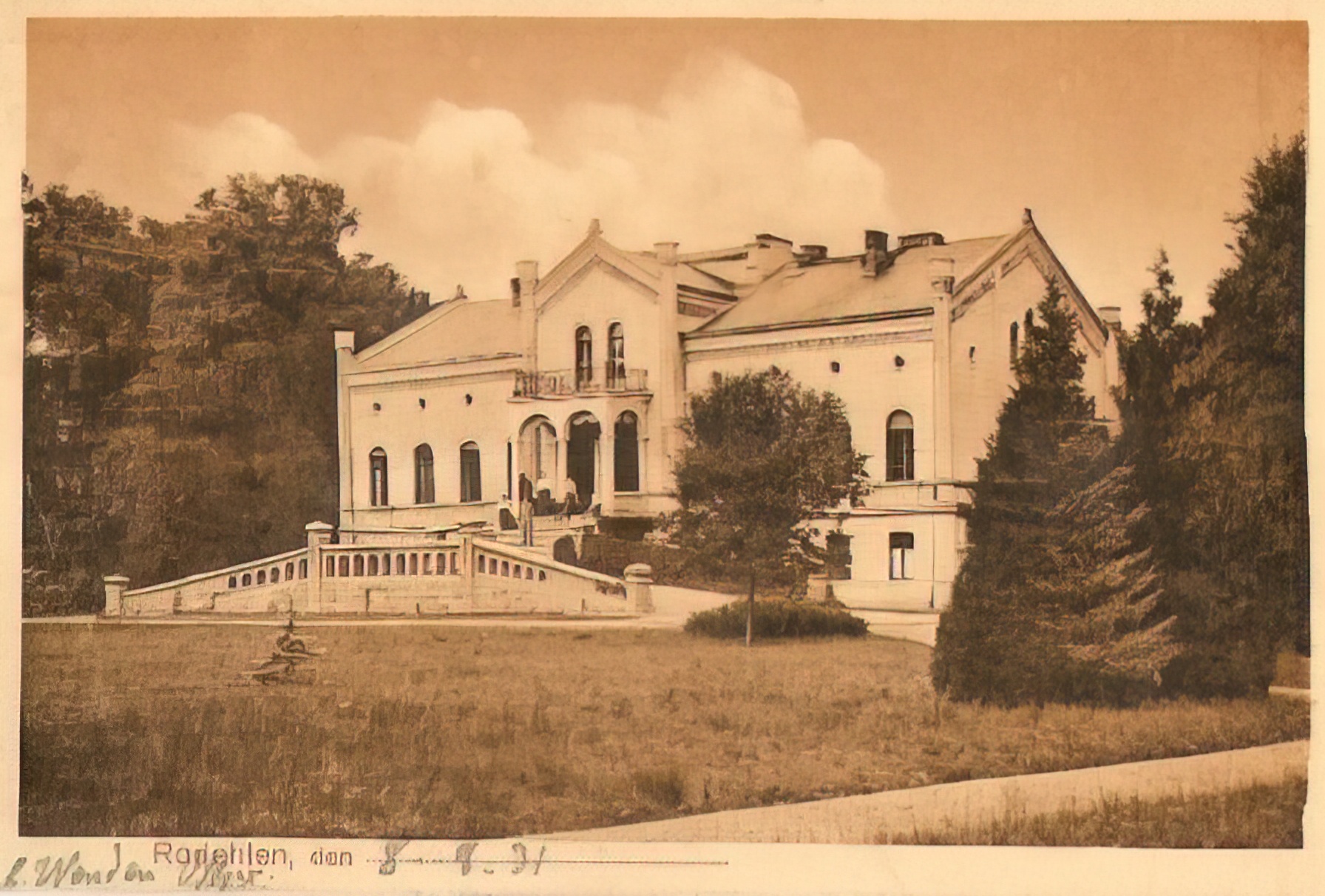 BRodehlen1931WEB-low_res-scale-4_00x Gutshaus Wittenmoor nach dem Umbau 1858 - Lithografie bei Duncker
