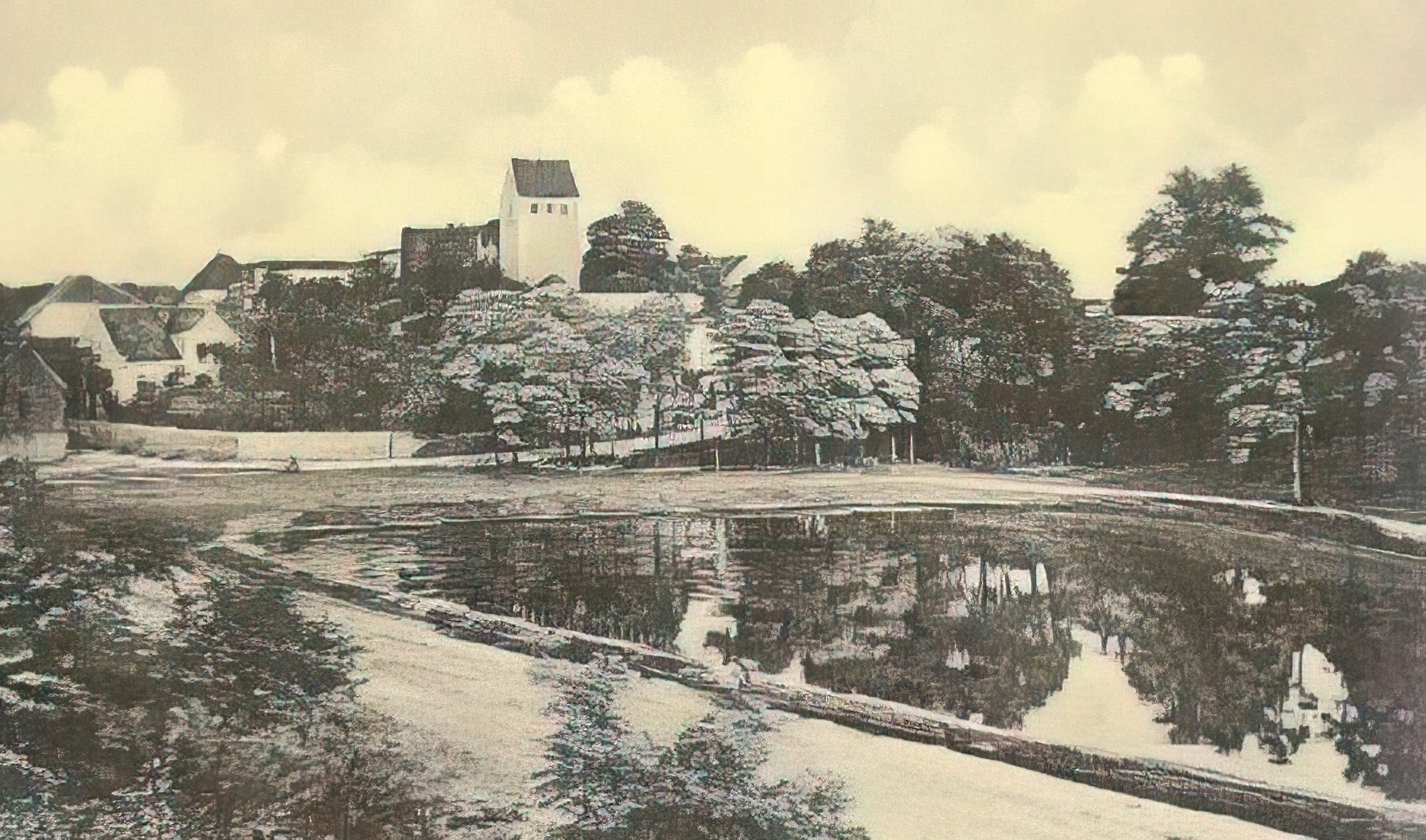 Alte Postkarte von Sülldorf