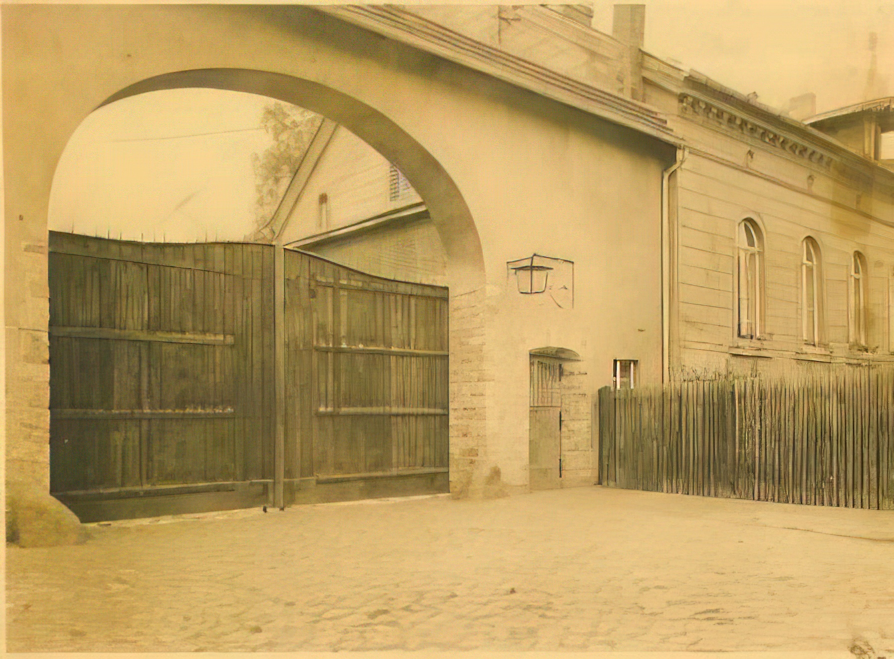 Gutshof Sülldorf - Toreinfahrt 1934 Gutshof Sülldorf - Toreinfahrt 1934