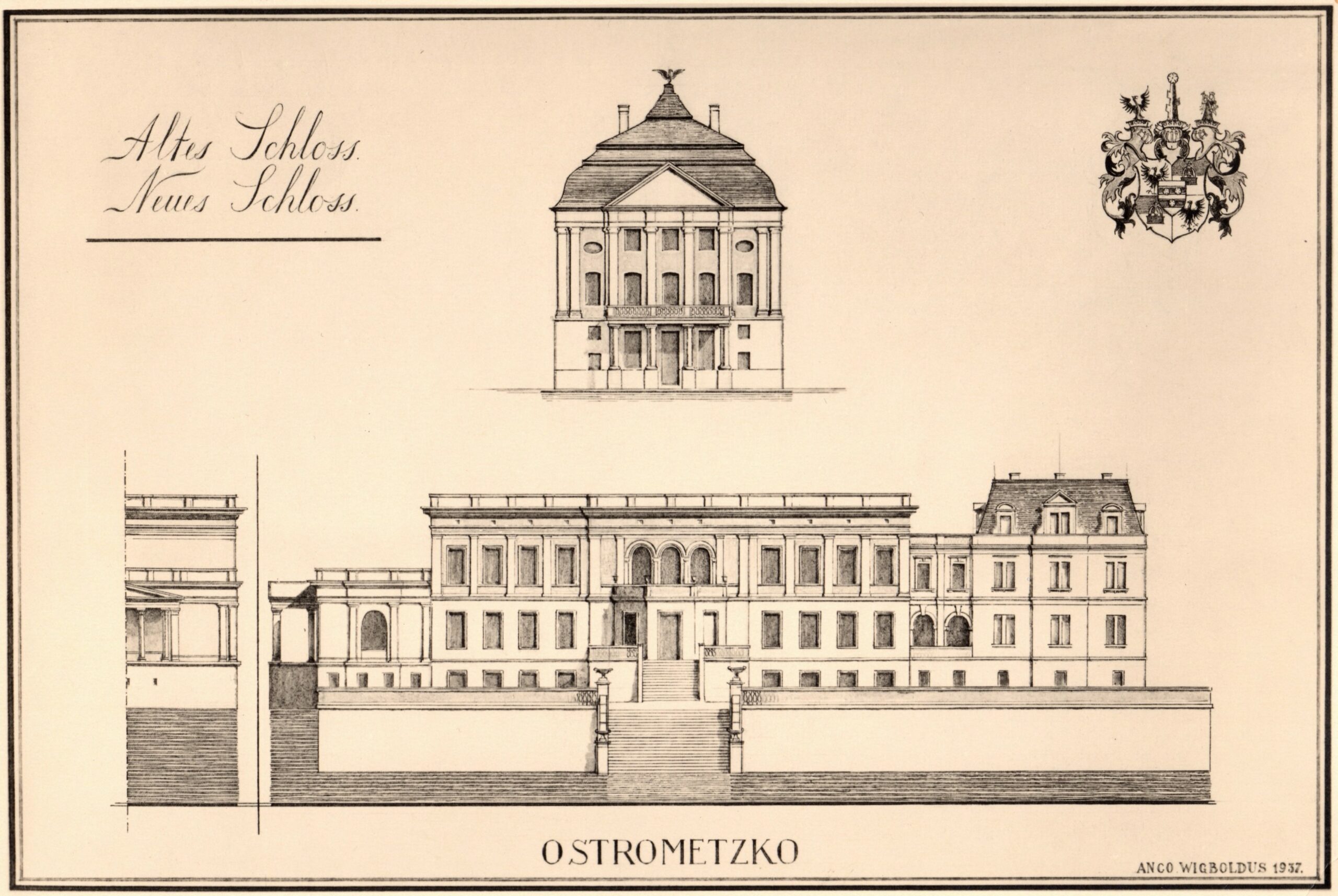 Ostrometzko 1914 - Zeichnung von Anco Wigboldus