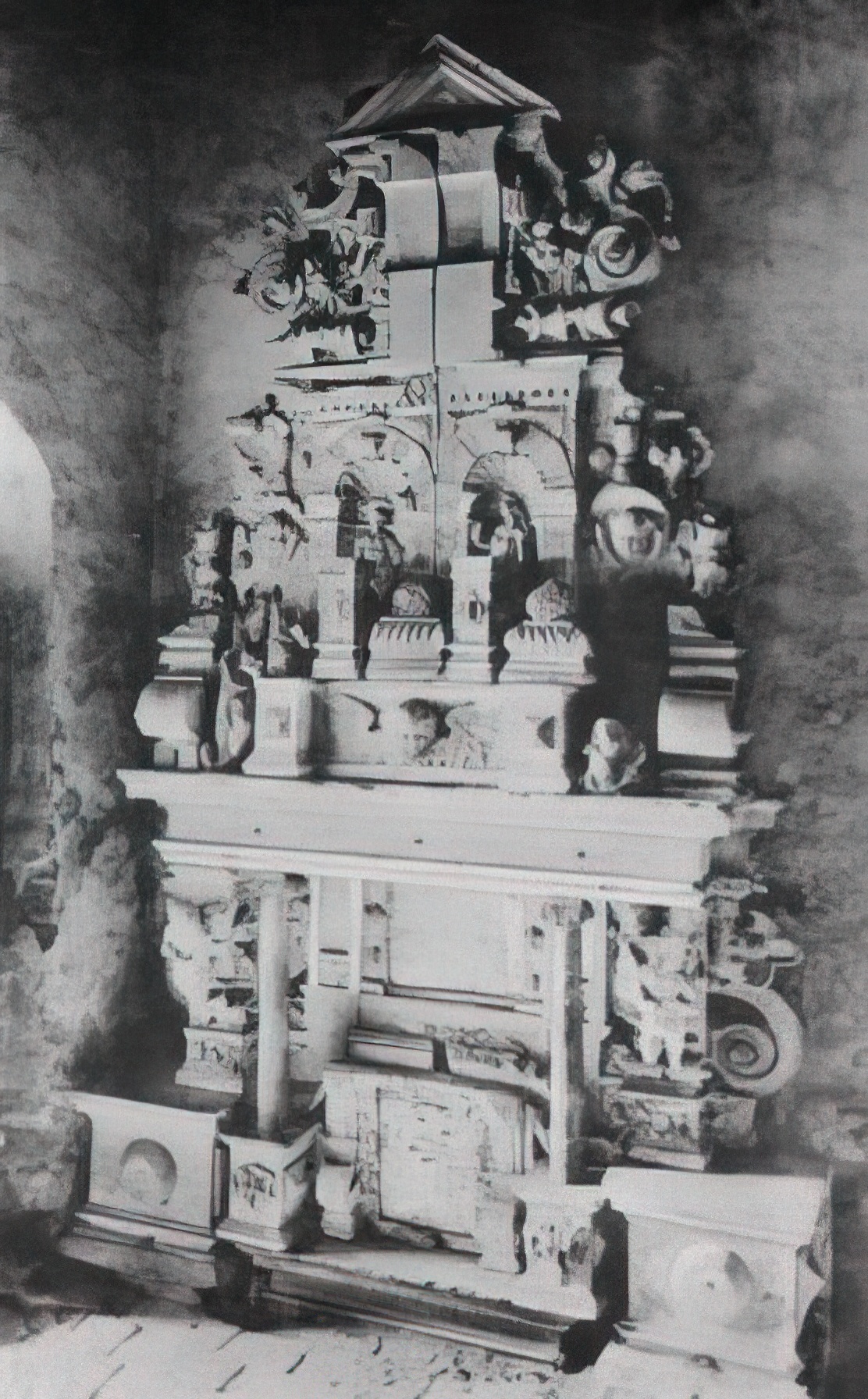 Epitaph für Margarete v. Alvensleben vor 1937 im Turmhaus