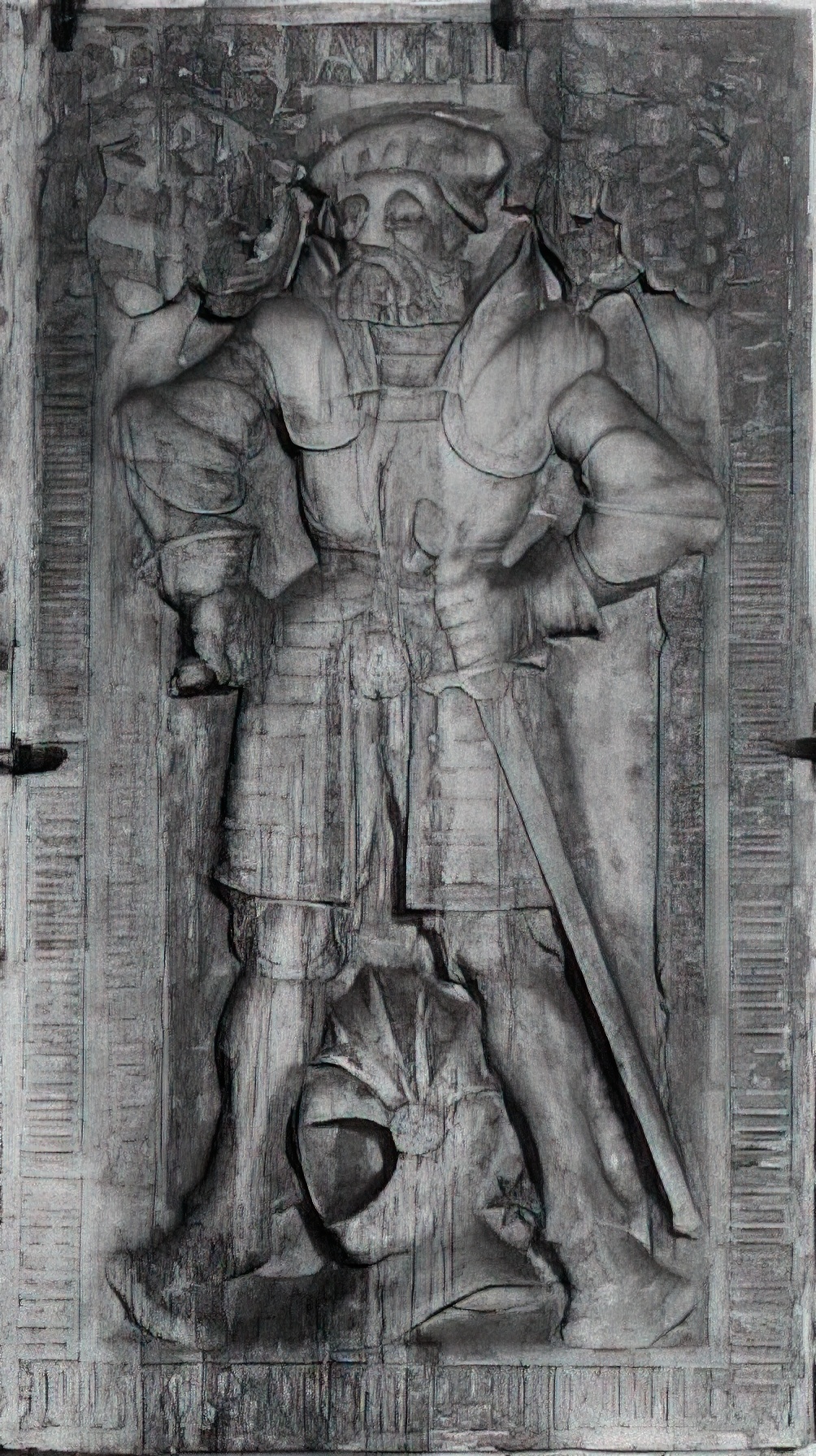Grabstein für Gebhard XIX. von Alvensleben (1491-1554), Nicolaikirche Grabstein für Gebhard XIX. von Alvensleben (1491-1554), Nicolaikirche
