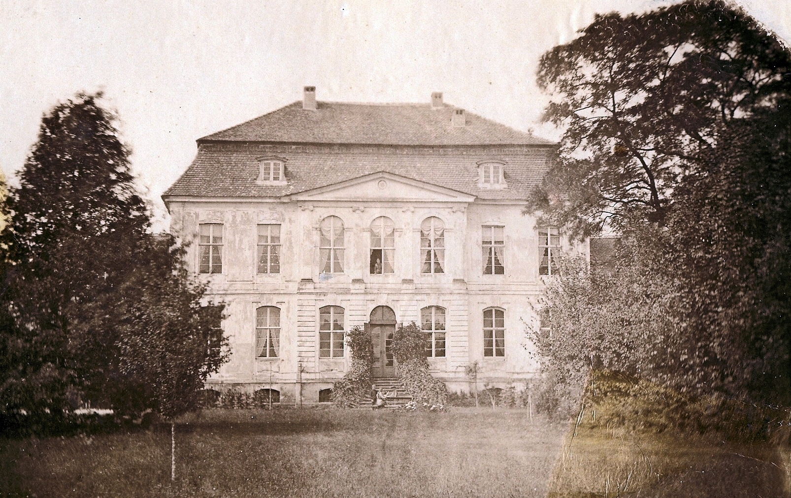 Schollene Schloss Parkseite