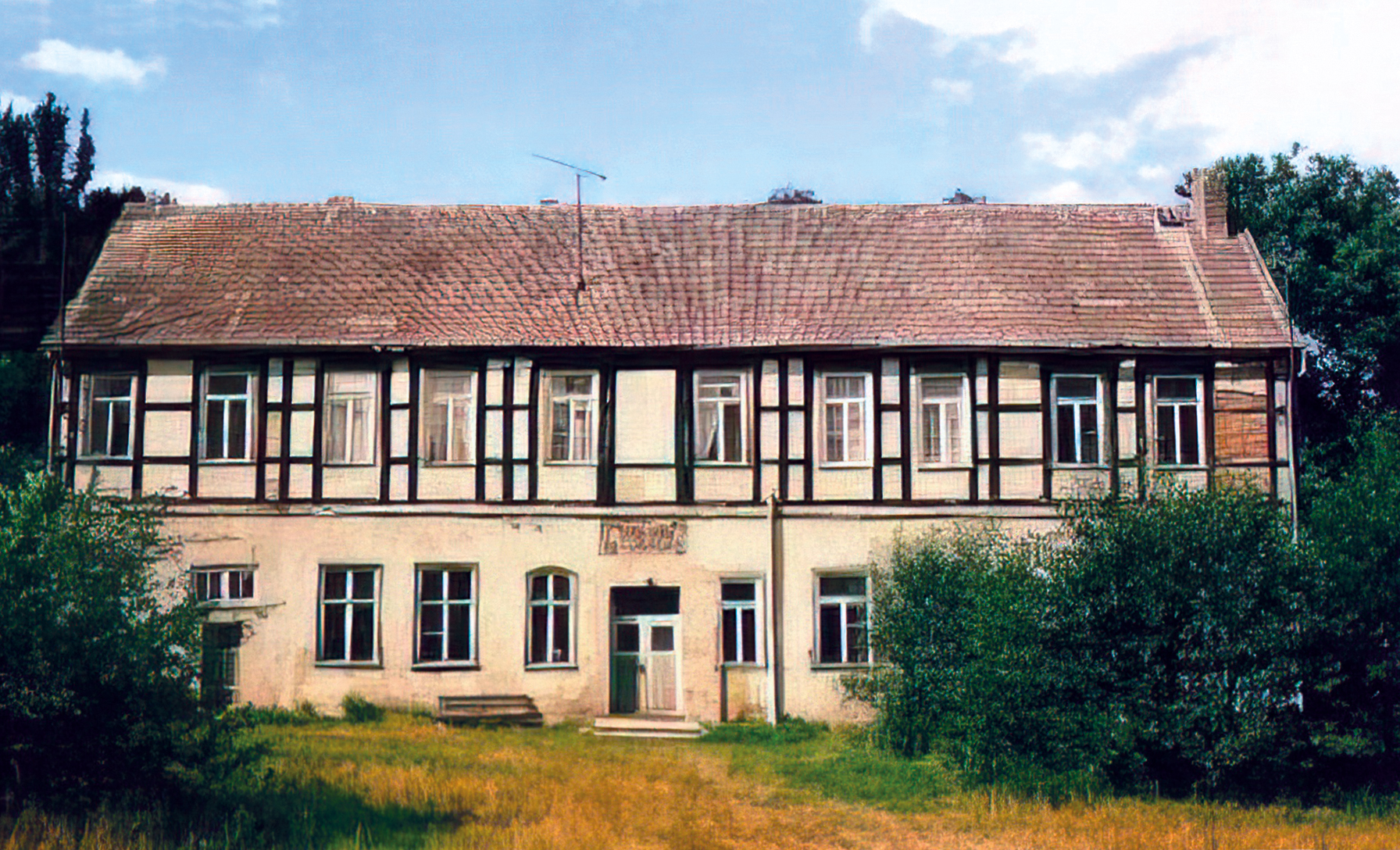 Herrenhaus Zichtau - Neue Seite um 1985 Herrenhaus Zichtau - Neue Seite um 1985