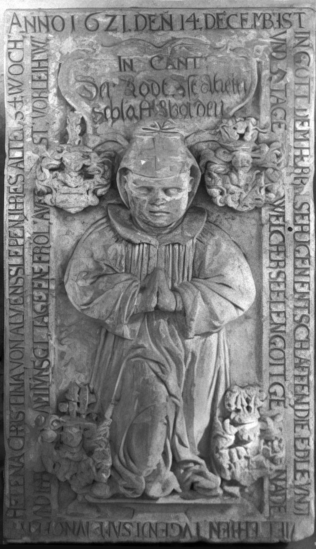 Grabstein für Helena Christina v. Alvensleben in Beeskow Grabstein für Helena Christina v. Alvensleben