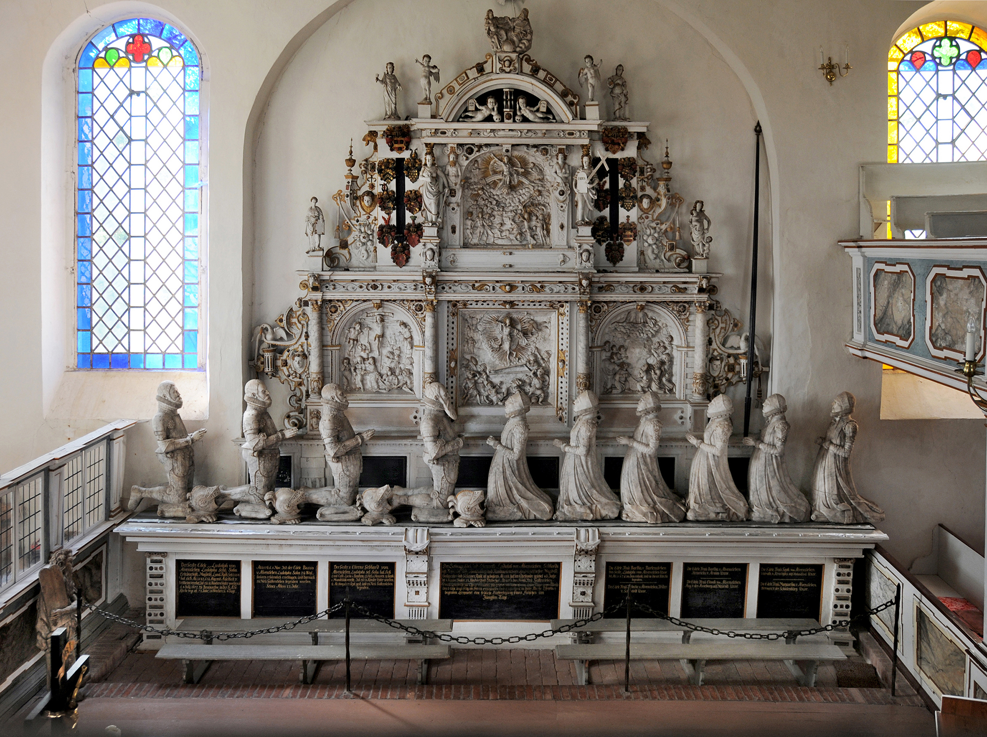 Epitaph Ludolf X. Hundisburg Grabdenkmal für Ludolf X. v. Alvensleben (1511-1596) und seine Familie