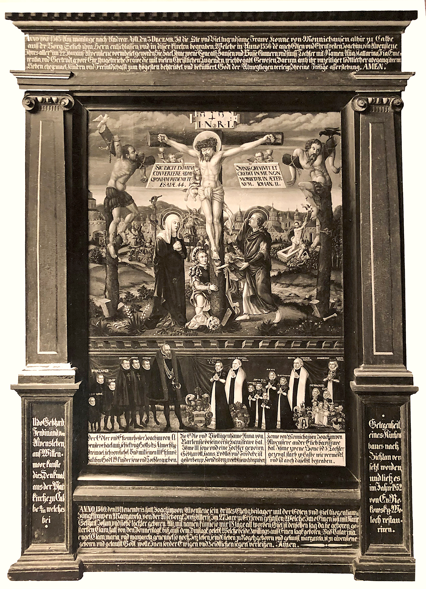 Gedenktafel für Busso den Reichen v. Alvensleben (urk. 1485-1534)