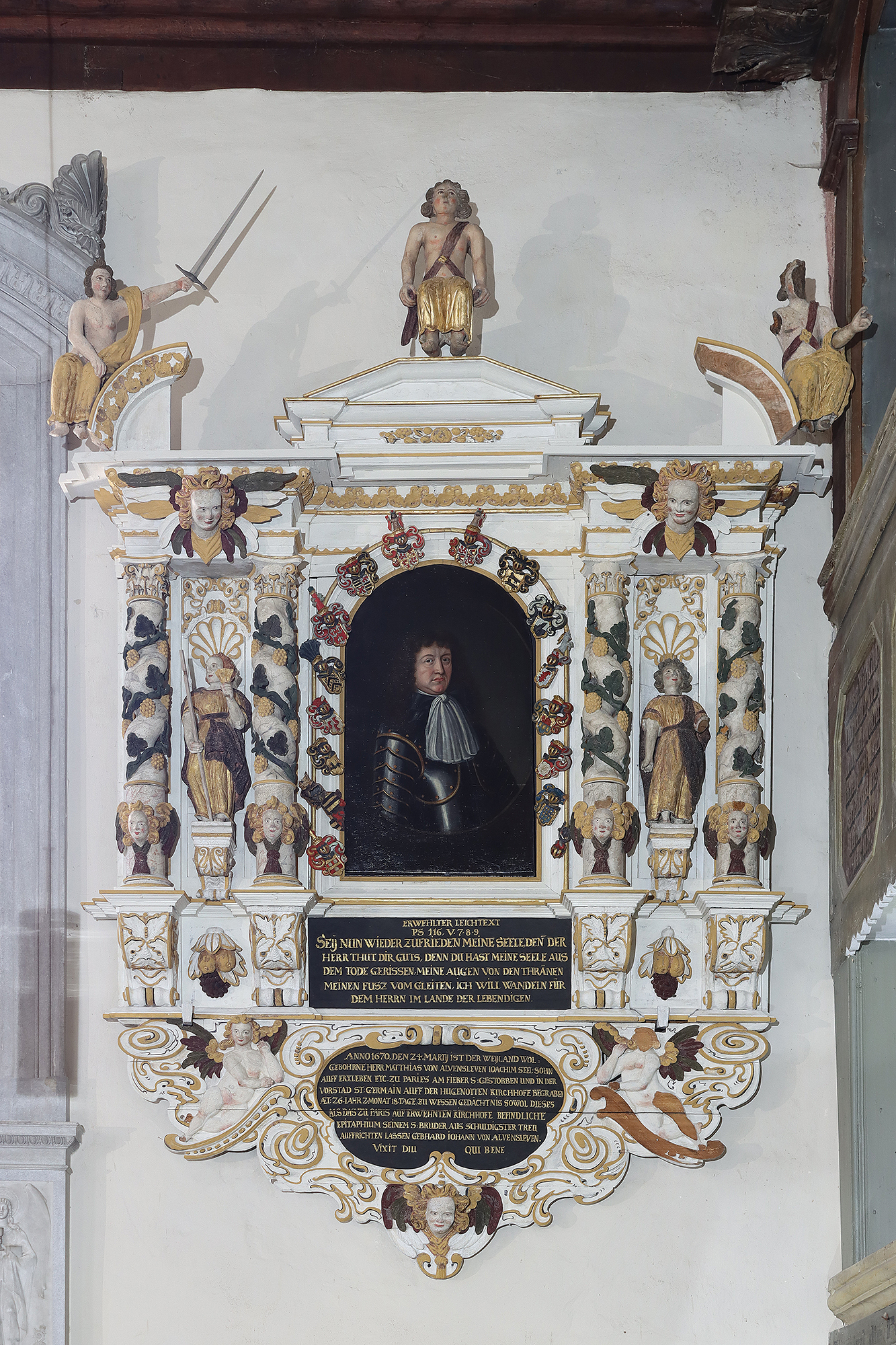 Epitaph für Matthias III. v. Alvensleben (1644-1670)